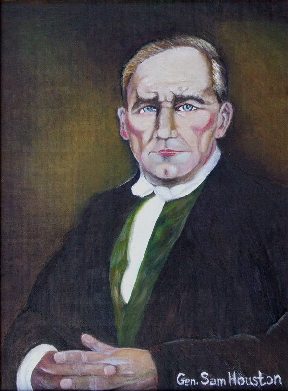 Painting of Sam Houston