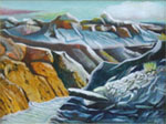 Painting entitled River Through the Grand Canyon