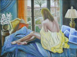 Painting entitled Expectation