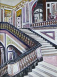 Painting entitled Le Grand Escalier