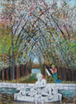 Painting entitled Angel's Fountain