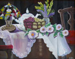 Painting entitled Picnic Table