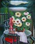 Painting entitled Picnic Table