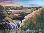 Painting entitled Grand Canyon Sunset